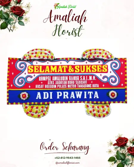 Papan Bunga Ucapan Selamat Gatak