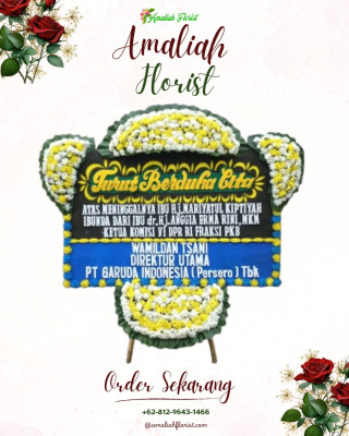 Papan Bunga Duka di Gatak