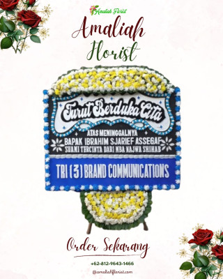 Papan Bunga Duka di Gatak